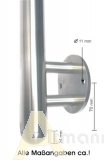 Wandpfosten 42,4/2,0 mm, Traversenhalter h�henverstellbar, V2A